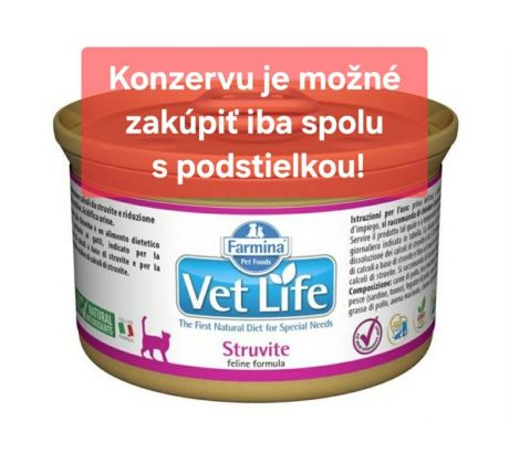 Farmina Vet Life cat struvite konzerva  85g