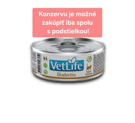 Farmina Vet Life cat diabetic konzerva 85 g