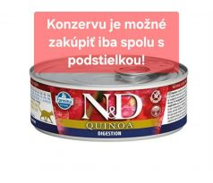 Farmina N&D cat QUINOA digestion konzerva 80 g