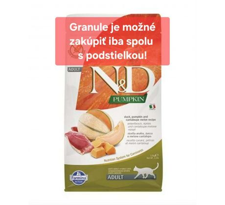 Farmina N&D cat PUMPKIN (GF) adult, duck & cantaloupe melon 1,5kg