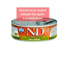Farmina N&D cat PUMPKIN & duck konzerva  70 g
