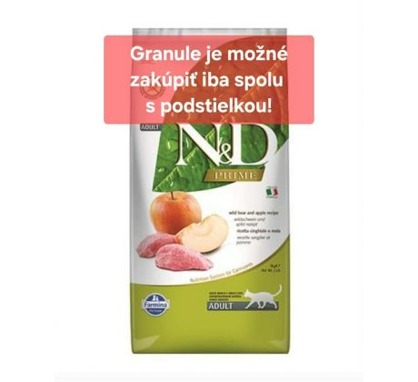 Farmina N&D cat PRIME (GF) adult, boar & apple 1,5 kg