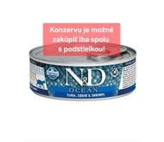 Farmina N&D cat OCEAN tuna, squid & shrimp konzerva 70 g