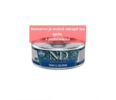 Farmina N&D cat OCEAN tuna & salmon konzerva 70 g