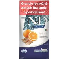 Farmina N&D cat OCEAN (GF) adult, herring & orange 5kg