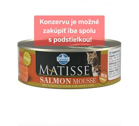 Farmina MO P MATISSE cat salmon mousse (pena), konzerva 85 g
