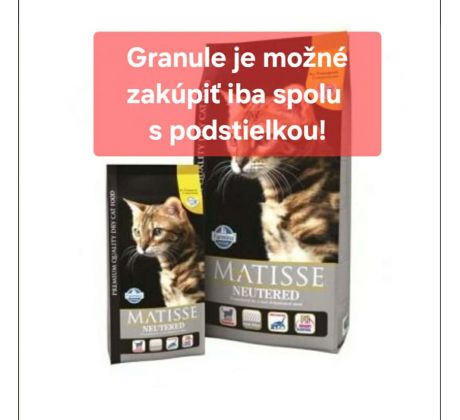 Farmina MO P MATISSE cat adult, neutered 10 kg(pre kastrované dospelé mačky)