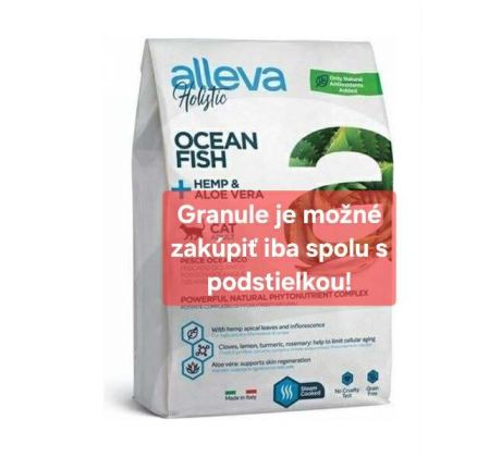 Alleva HOLISTIC cat adult ocean fish & hemp & aloe vera 10kg