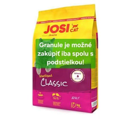 JosiCat Cat Sterilised Classic 10 kg