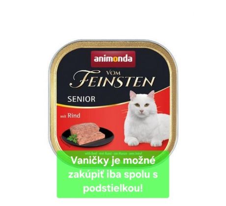 Animonda Vom Feinsten cat SENIOR hovädzie bal. 16x 100 g