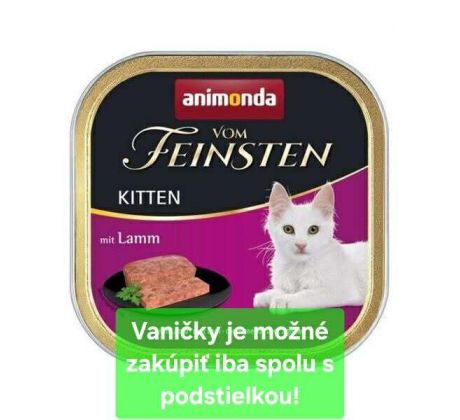 Animonda Vom Feinsten cat Kitten jahňa bal. 16x 100 g