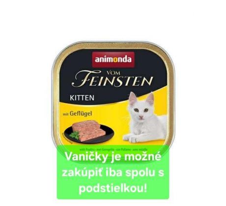Animonda Vom Feinsten cat Kitten hydina bal. 16x 100 g