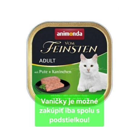 Animonda Vom Feinsten cat CLASSIC morka a králik bal. 16x 100 g