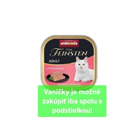 Animonda Vom Feinsten cat CLASSIC hovädzie a morčacie srdiečka bal. 16x 100 g