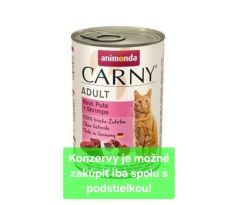 Animonda CARNY cat Adult hovädzie,morka a krevety bal. 6x 400 g konzerva