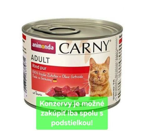 Animonda CARNY cat Adult hovädzie bal. 6x 200 g konzerva