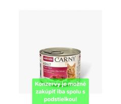 Animonda CARNYcat Adult hovädzie a morčacie srdiečka bal. 6x 200 g konzerva