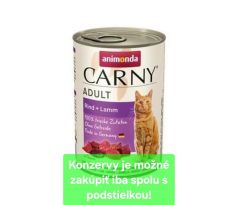 Animonda CARNY cat Adult hovädzie a jahňa bal. 6x 400 g konzerva