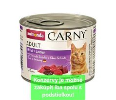 Animonda CARNY cat Adult hovädzie a jahňa bal. 6x 200 g konzerva