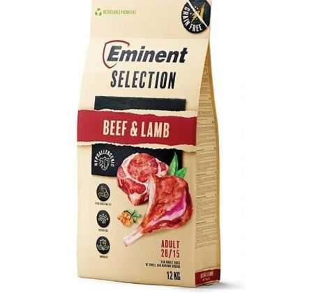Eminent dog Selection Adult Beef & Lamb 12 kg