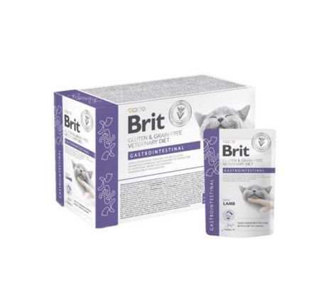 Brit VD Gluten & Grain-Free Cat Fillets in Gravy Gastrointestinal 12x 85g kapsičky