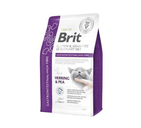 Brit Veterinary Diets GF cat Gastrointestinal High Fibre 2 kg