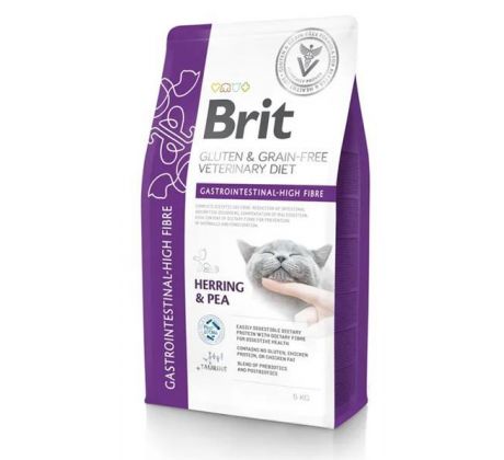 Brit Veterinary Diets GF cat Gastrointestinal High Fibre 5 kg