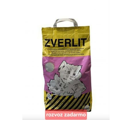 10kg Zverlit ružový superjemný bez vône