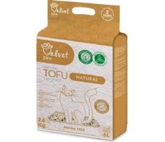 Podstielka pre mačky Velvet Paw Tofu natural 6 l