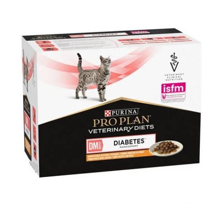 Purina VD Feline - DM Diabetes Manag. Chicken kapsička 10x85 g