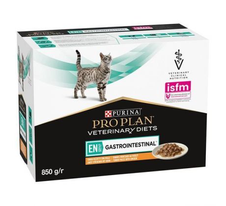 Purina VD Feline - EN St/Ox Gastroint. Chicken kapsička 10x85 g