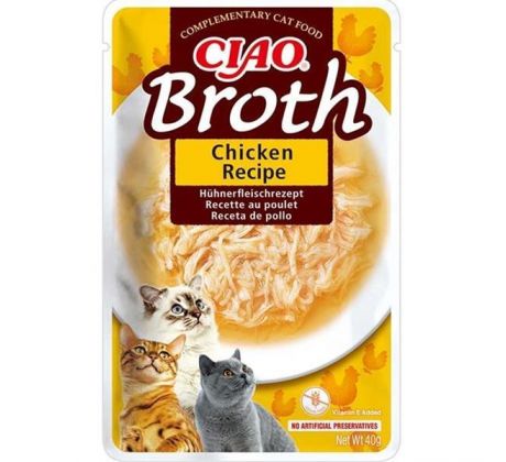 Inaba CIAO Broth Cat Kapsička Kura 1 ks 40 g