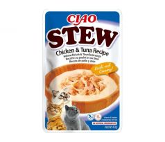 Inaba CIAO Stew Cat Kapsička Kura & Tuniak 1 ks 40 g