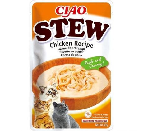 Inaba CIAO Stew Cat Kapsička Kura 1 ks 40 g