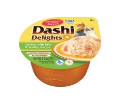Inaba Dashi Delights cat Kura s tuniakom a hrebenatkou 70 g vanička