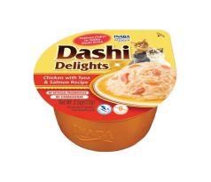 Inaba Dashi Delights cat Kura s tuniakom a lososom 70 g vanička