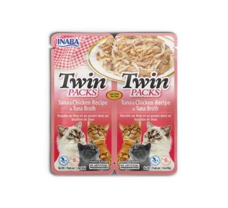 Inaba Twin Packs Cat Kapsička Tuniak & Kura 80 g