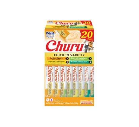 Pamlsok Inaba Churu cat Kura 4 príchute 20 túb 280 g