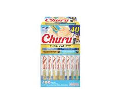 Pamlsok Inaba Churu cat Tuniak 4 príchute 40 túb 560 g