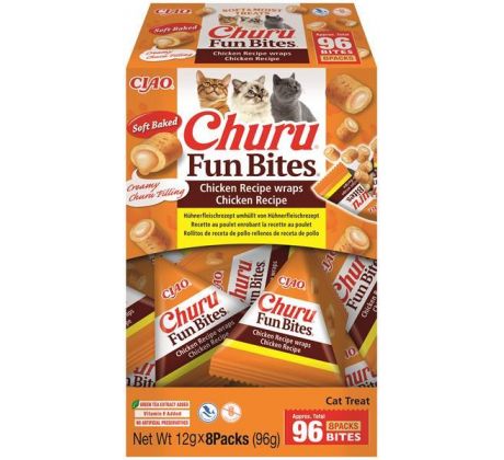 Pamlsok Inaba Churu Fun Bites cat kura 8 x 12 g