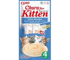 Pamlsok Inaba Churu Kitten cat Tuniak 4 tuby 56 g