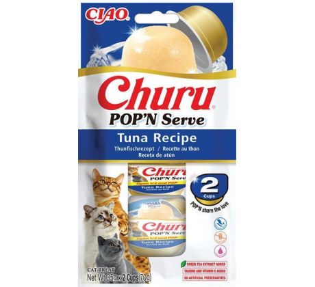 Pamlsok Inaba Churu POP'N Serve cat tuniak 2 x 35 g