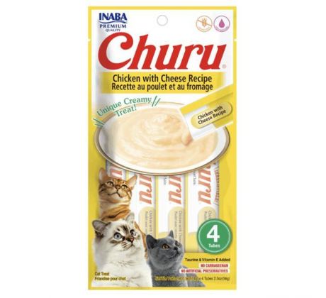 Pamlsok Inaba Churu Pyré cat Kura so syrom 4 tuby 56 g