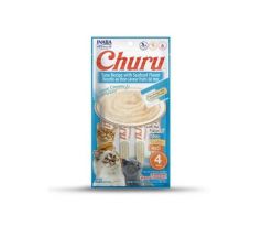 Pamlsok Inaba Churu Pyré cat Tuniak s morskými plodmi 4 tuby 56 g