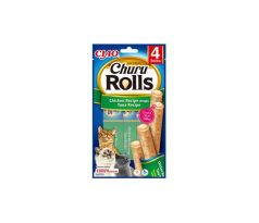 Pamlsok Inaba Churu Rolls cat Kura & Tuniak 4 tuby 40 g