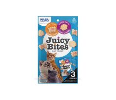 Pamlsok Inaba Juicy Bites cat Hrebenatka & Krab 3 x 11,30 g