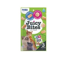 Pamlsok Inaba Juicy Bites cat Vývar & Kalamáre 3 x 11,30 g