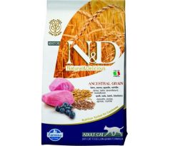 Farmina N&D cat AG adult,lamb, spelt, oats & blueberry 1,5kg