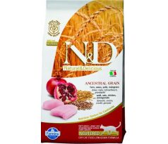 Farmina N&D cat AG adult, neutered, chicken, spelt, oats & pomegranate 1,5 kg
