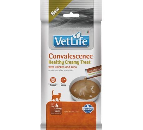 Pamlsok Farmina Creamy Vet Life Cat Convalescence with Chicken & Tuna 60 g